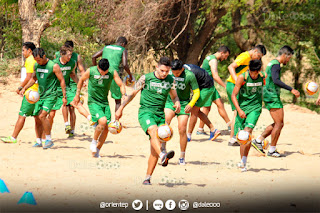 Oriente Petrolero - Trabajo en arena en la Villa Olímpica - DaleOoo