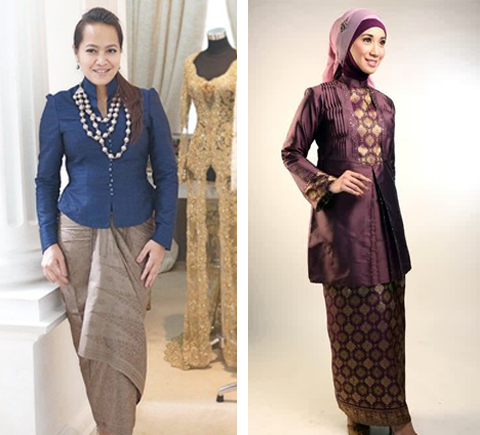 15 Contoh Gambar Model  Baju  Bahan Songket  Terbaru  2019