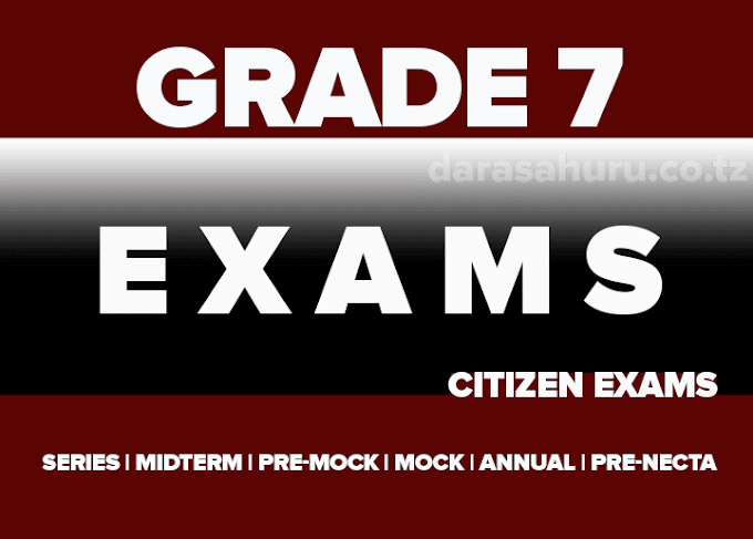 CITIZEN Standard Seven Exams (PSLE New Format) 2024 Primary School Exams