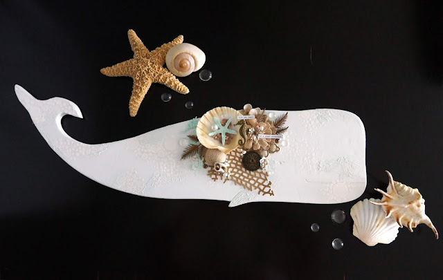 A Whale's Tale: An Altered Art Mixed Media Tutorial | Alice Scraps Wonderland