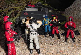 1993 Crimson Guard Commander, Battle Corps, 2004 Comic Pack Cobra Commander, 2005 Crimson Guard, 1983 Hiss Tank