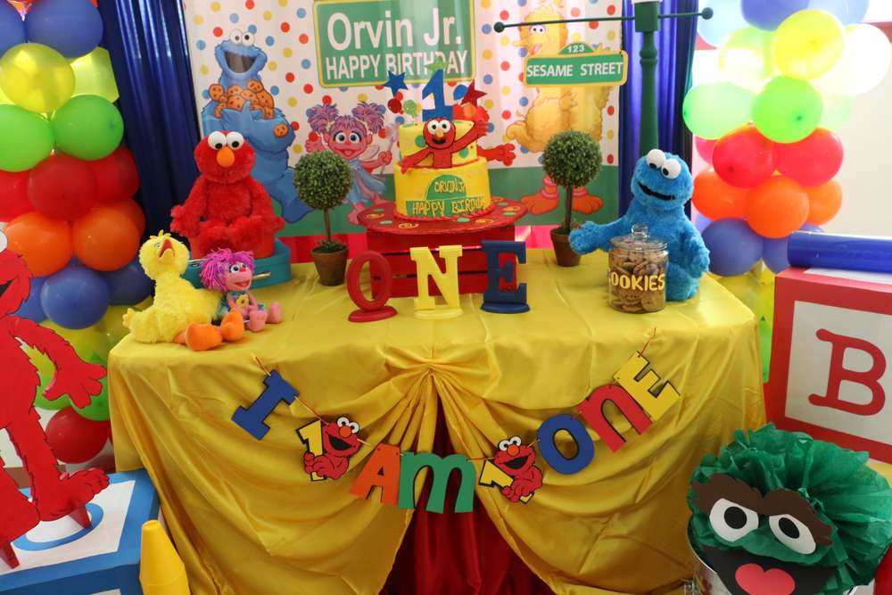 Southern Blue Celebrations Sesame  Street  Party  Ideas 