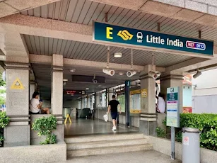 Exit E Little India MRT Station