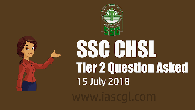 SSC CHSL Tier 2 Questions