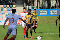 Partido del Barakaldo CF contra el Vitoria