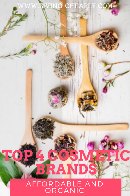 Top 4 Cosmetic Brands affordable and organic