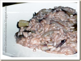 Risotto radicchio e vino rosso