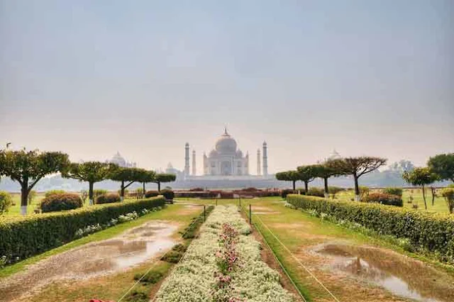 jardins Mehtab Bagh Taj Mahal