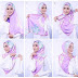 Model Hijab Simple Segi Empat