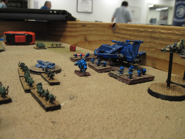 Rob's Tacticals shoot up the Nick's Assault Marines.