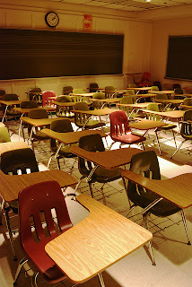 Empty classroom