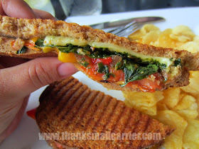 pesto sandwich