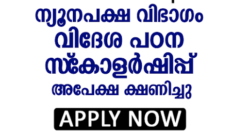 Minority Category Foreign Study Scholarship; Application invited