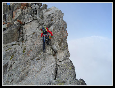 Trepando hacia la cima del Crabioules