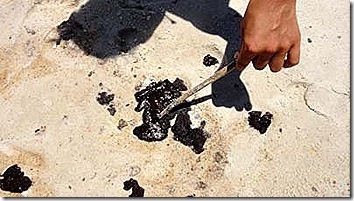 tar-melted