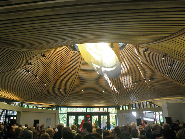 Opening Ceremony - Atrium of Vandusen Visitor Centre, Oct. 23th, 2011