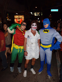 Joker nurse costume West Hollywood Halloween