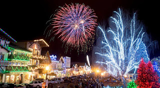 Show de luzes em Leavenworth