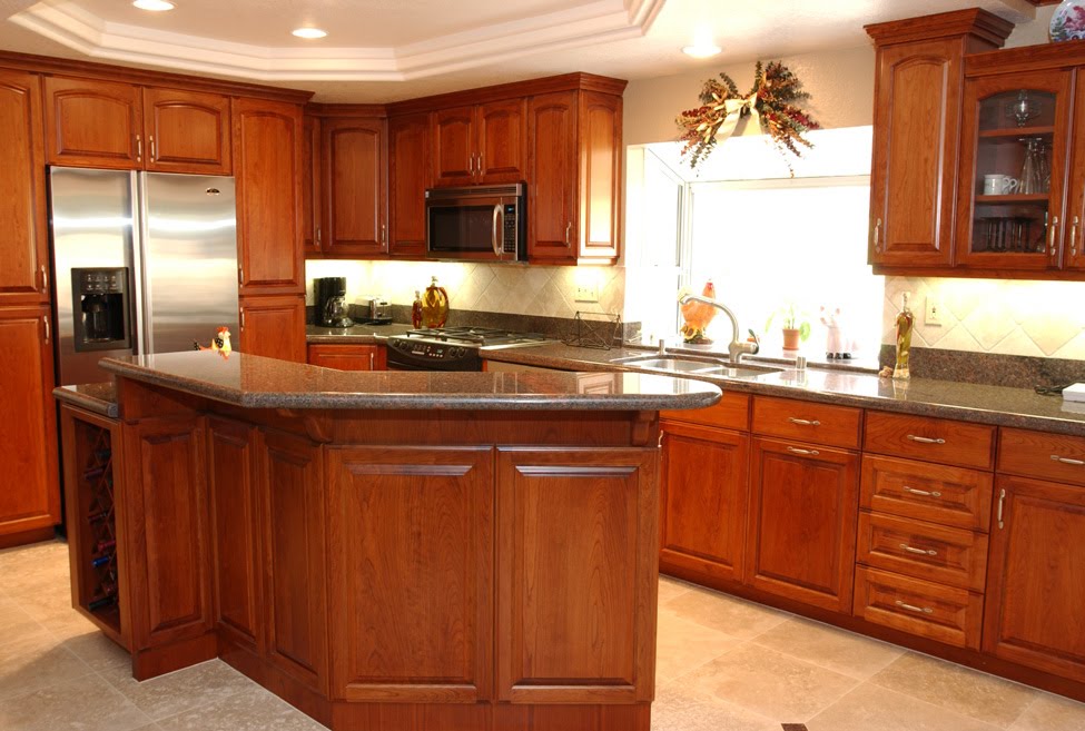 Cherry Cabinets In Kitchen