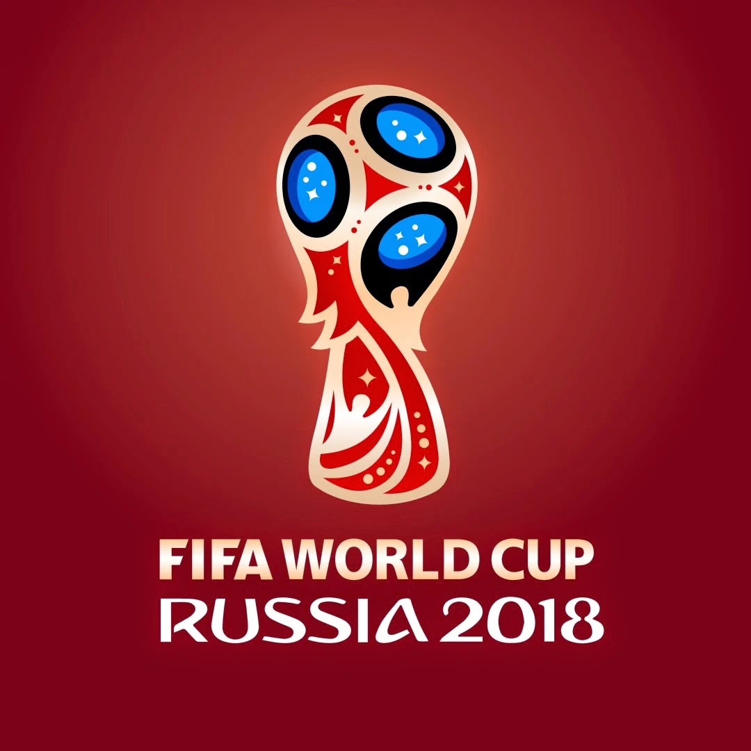 Logo del mundial de fútbol Rusia 2018 en vector