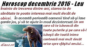 Horoscop Leu decembrie 2016 