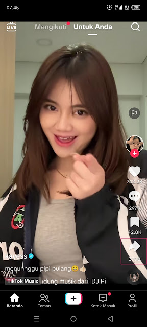 Bagikan Video TikTok