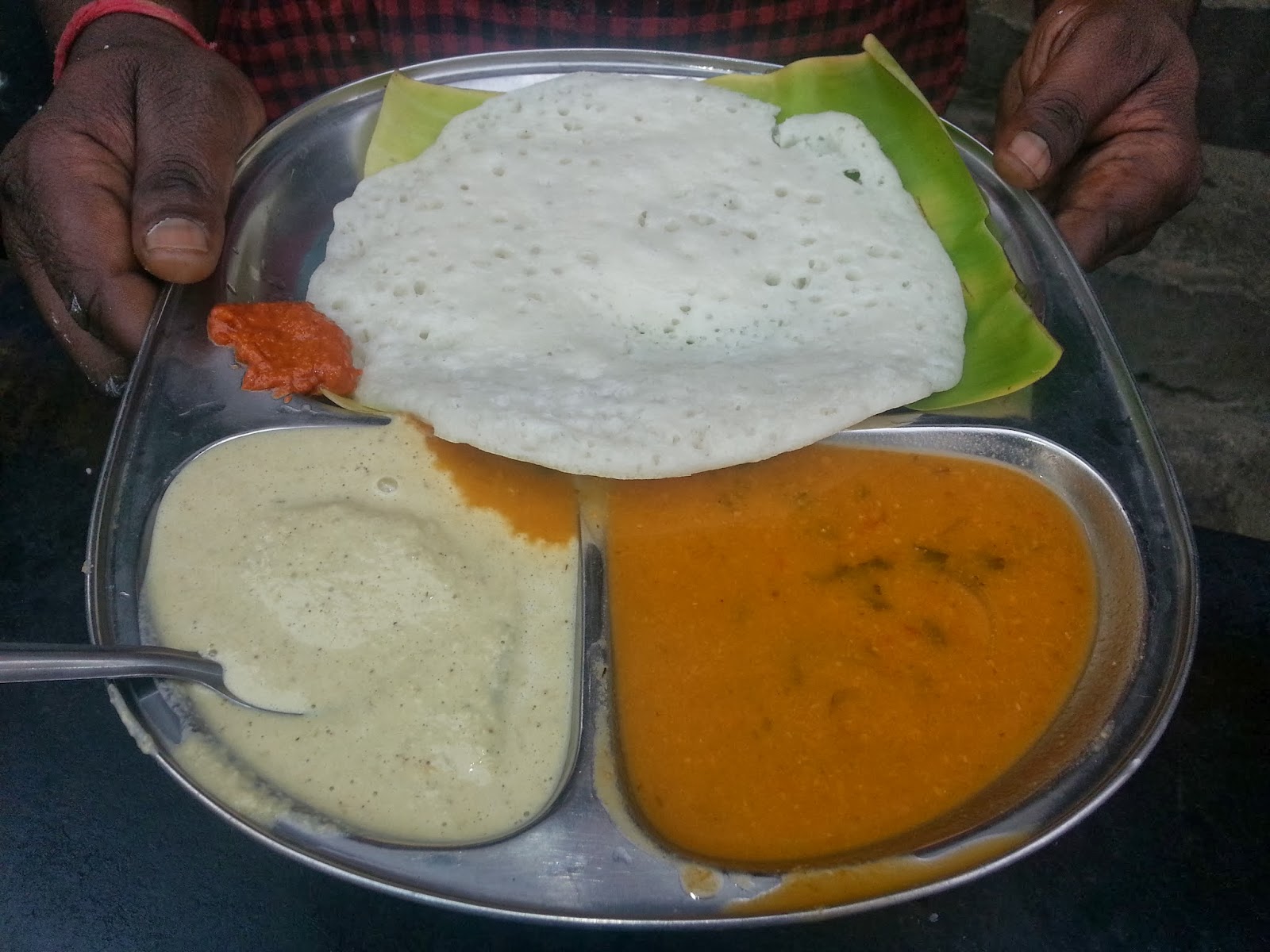 Hyderabad Foodaholix Mahalaxmi Tiffins steamed Dosa