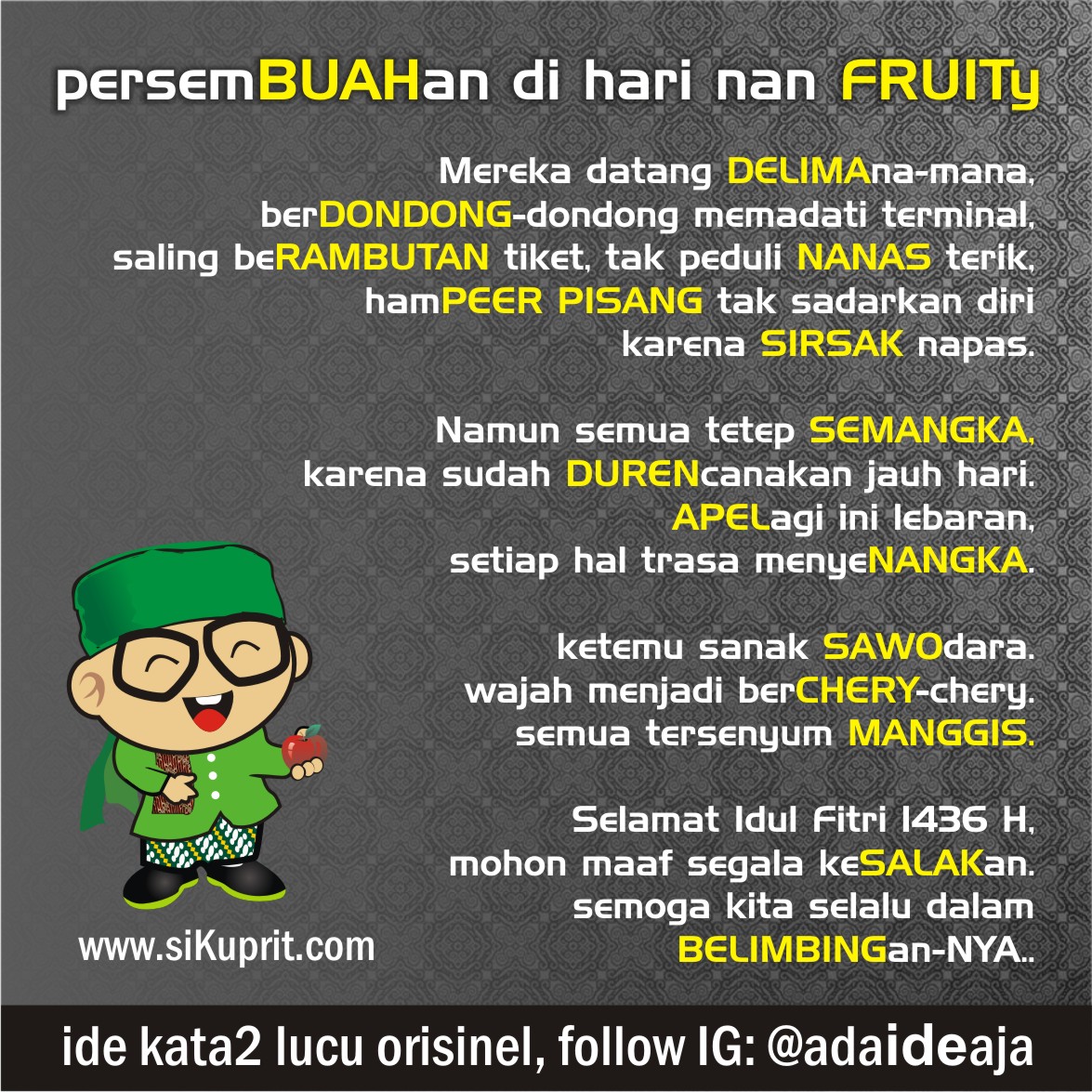 47 Meme Lucu Ucapan Lebaran Keren Dan Terbaru Kumpulan 