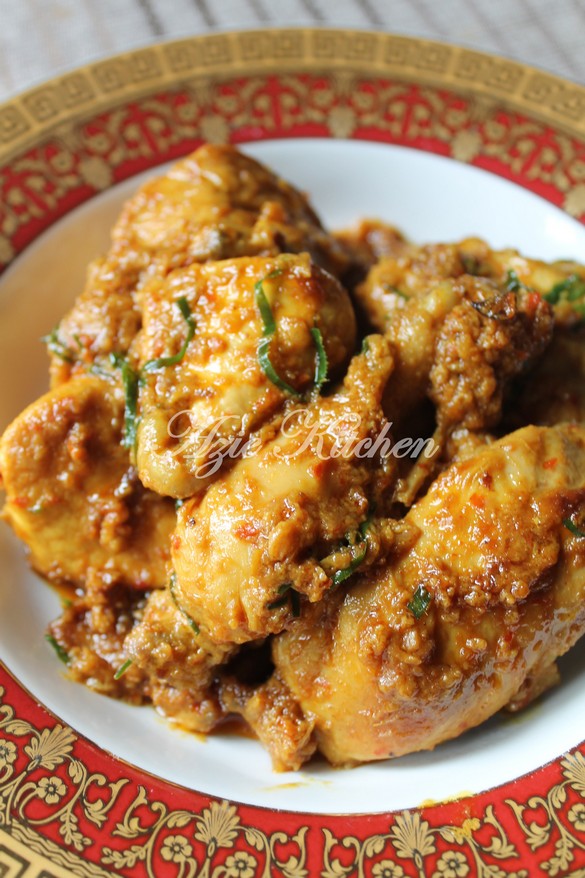Resepi Ayam Masak Hitam Azie Kitchen