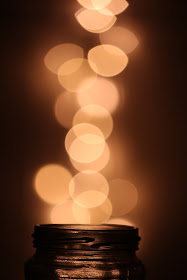 Christmas light bokeh photography tutorial easy glass jar pintrest  
