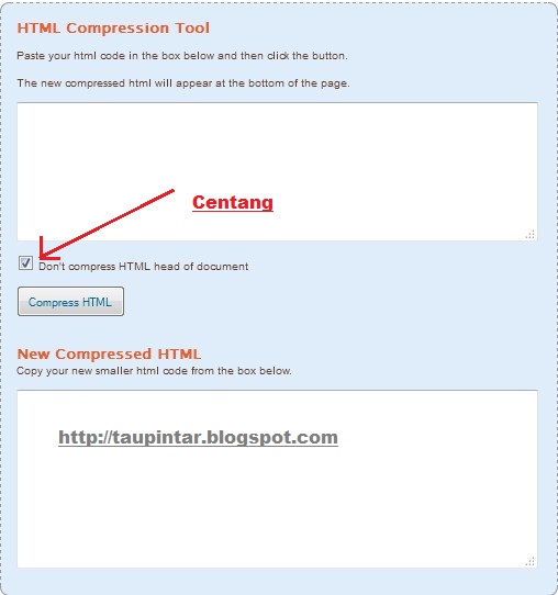 compress HTML http://taupintar.blogspot.com