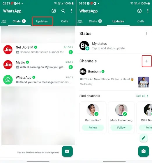 How to Create WhatsApp Channel step 1 1