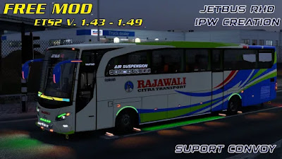 JETBUS RHD IPW CREATION ETS2 V. 1.43 - 1.49