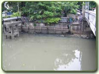 Canals or Klongs in Bangkok, Thailand