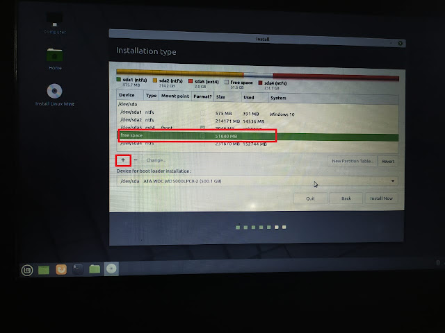 Panduan Cara Install Linux Mint 20 Dual Boot Dengan Windows 10