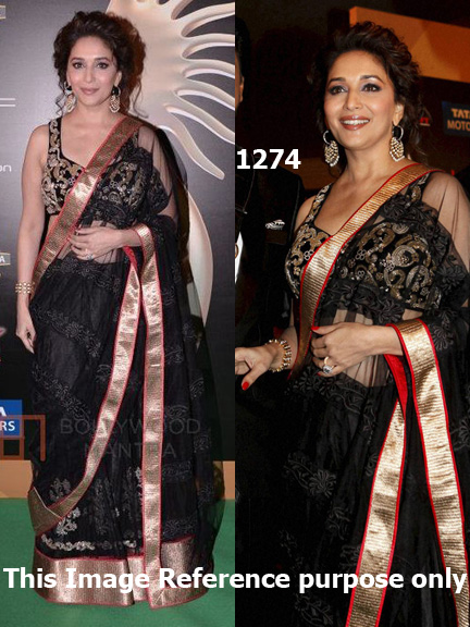 Madhuri Dixit Jhalak Dikhla Jaa saree collection