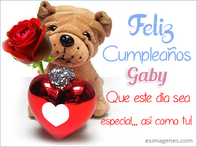 Resultado de imagen para feliz cumpleaÃ±os gabriela