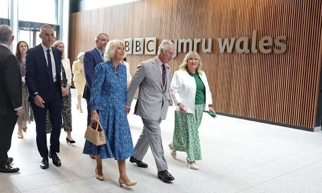 The Prince of Wales and The Duchess of Cornwall visited BBC Wales’s new Headquarters