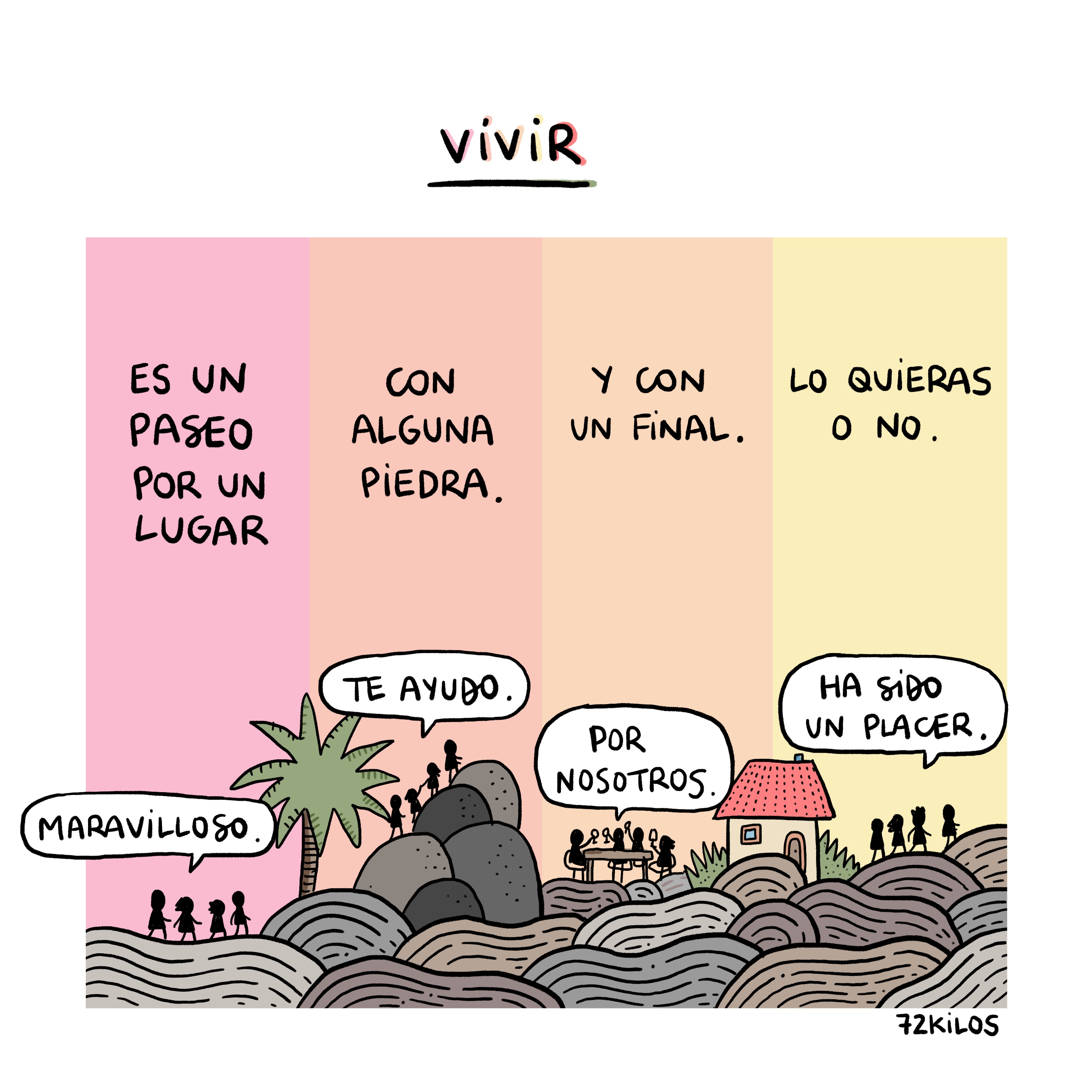 72 kilos: Vivir.