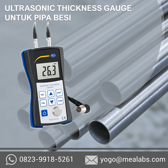 Ultrasonic Thickness Gauge untuk Pipa Besi
