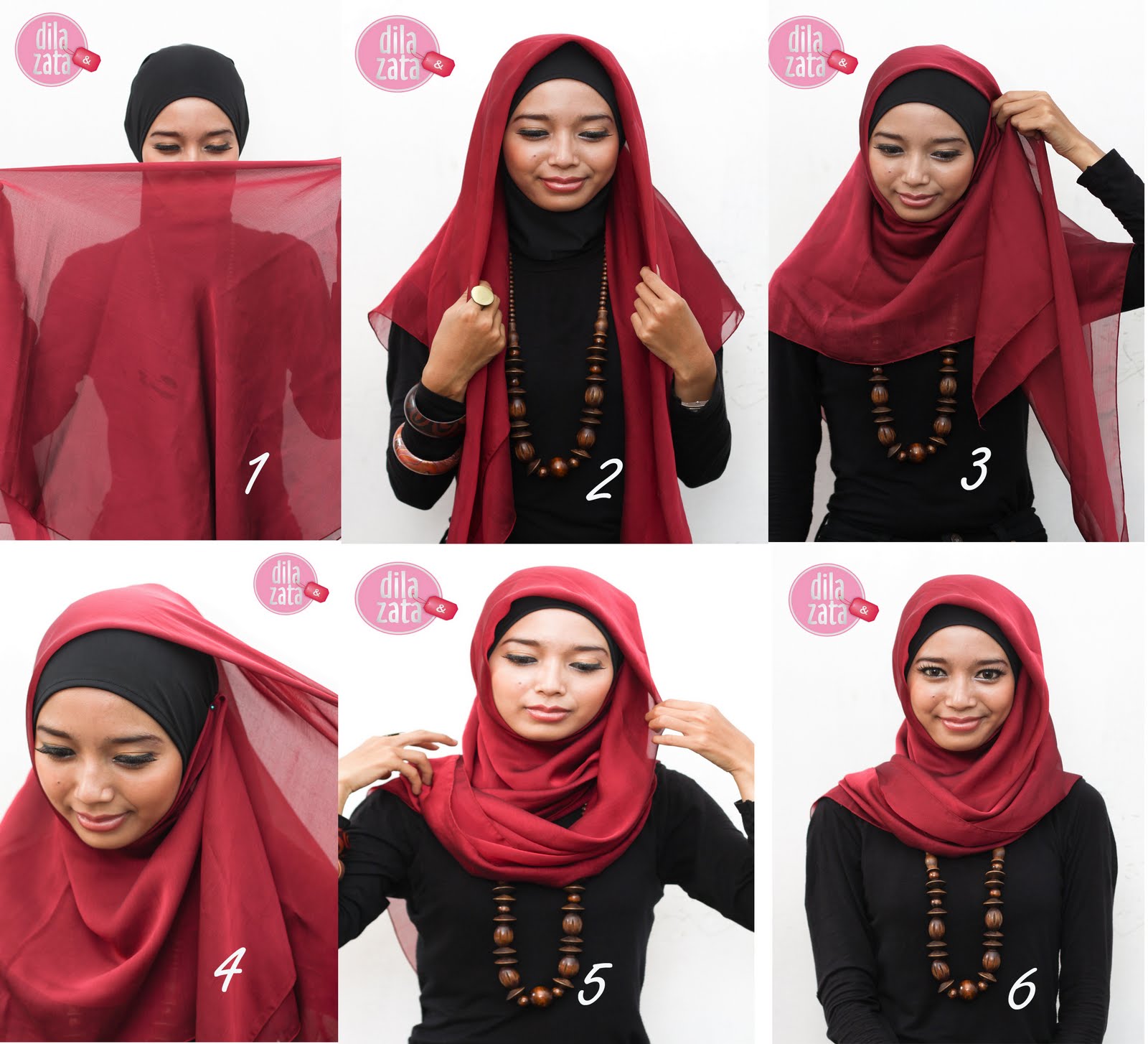 Tutorial Hijab Segi Empat Untuk Hari Kartini Tutorial Hijab Paling