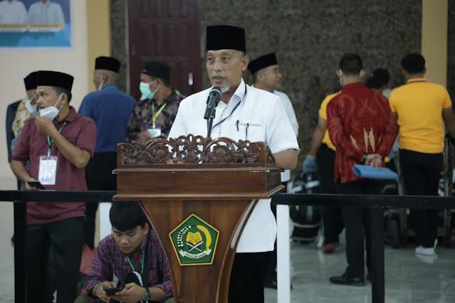 Asisten Pemerintahan dan Kesra Jemput Jemaah Haji Kabupaten Asahan
