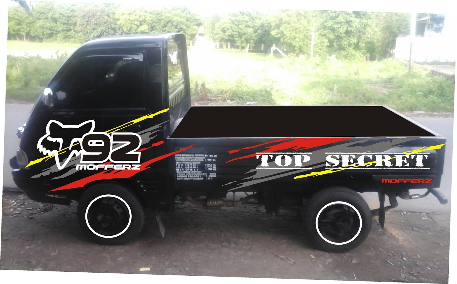 Gambar Cutting Sticker Mobil  Solo Modifikasi Motor