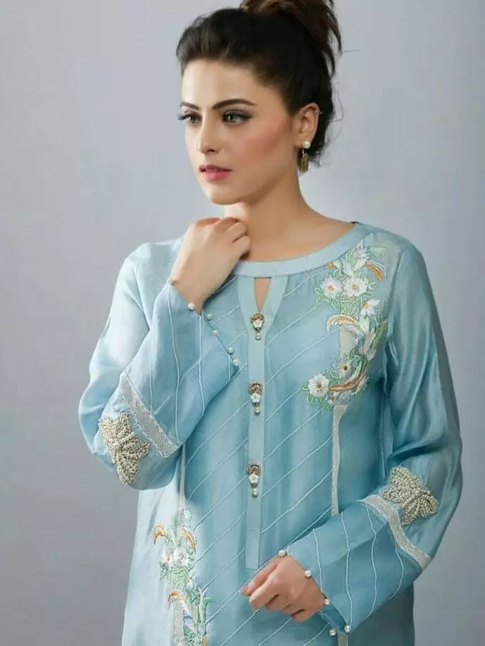 Boatneck Key-Hall Design Kurti