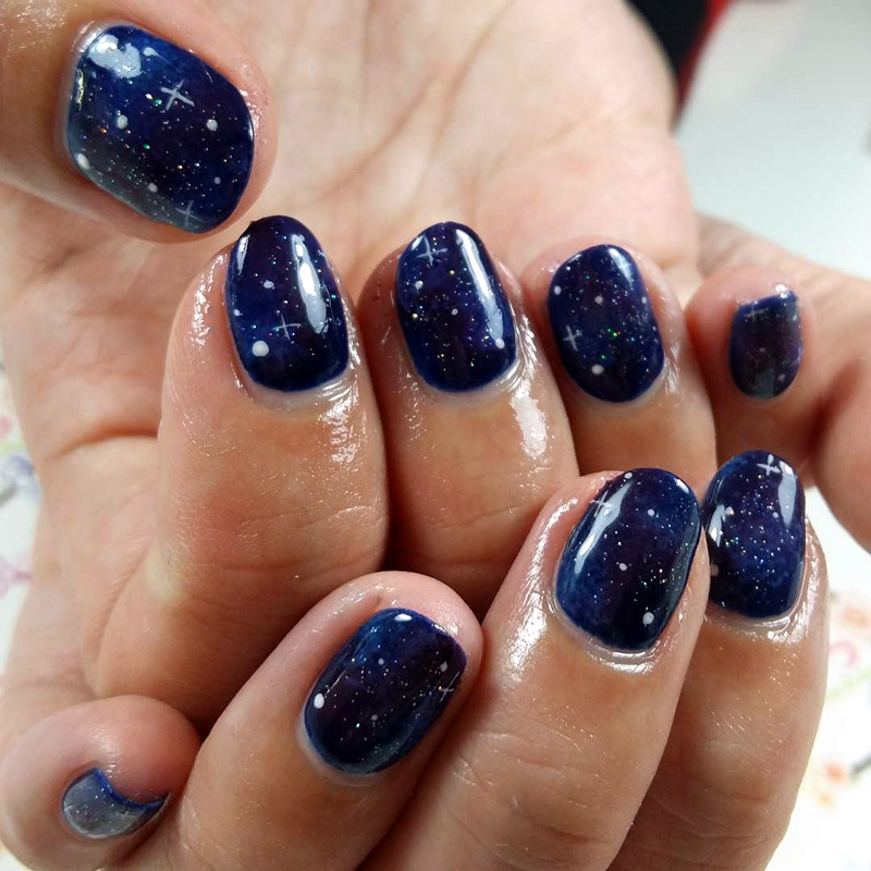 Amazing Galaxy Nail Designs for the Season