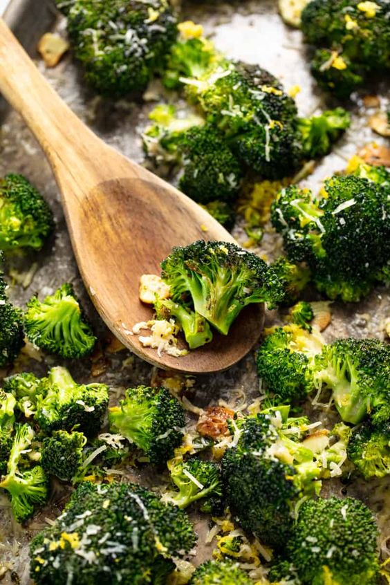 Just a few simple ingredients is all you need to make the Best Roasted Broccoli Ever. This is the kind of broccoli that turns broccoli haters into broccoli lovers! #bestroastedbroccolirecipe #broccoli #sidedish