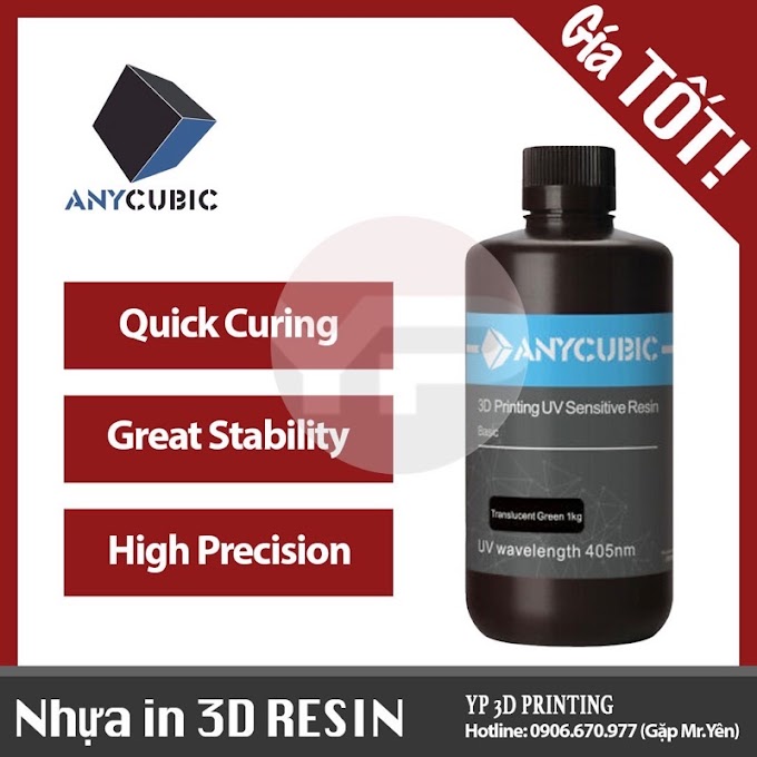 [ yp_3d_printing ] [1000ml Nhựa ANYCUBIC Sensitive Resin] - Nhựa in 3D Resin