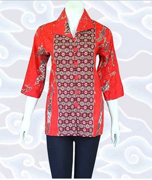 15 Model Baju Batik Formal Wanita  Modern Terbaru 2019 