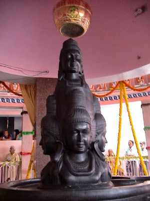 Panchanana Shiva Five Faced Shivalinga worship