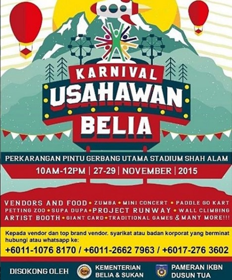 karnival usahawan belia 2015